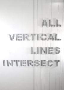 All Vertical Lines Intersect, David Rickard, 2013