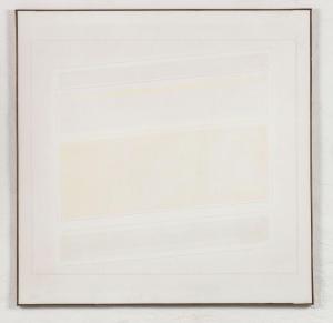 Cromoplastico variabile,1969. Tecnica mista su tela, cm 123 x 123