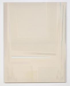 Il raddoppio grigio, 2008. Tecnica mista su tela, cm 180 x 140