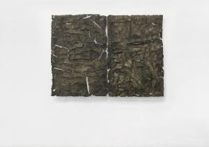 Raccogli quel che semini, 2015. Terra, fango, acqua, cm 138 x 188
