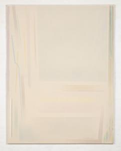 Variazione sul grande celeste, 2008. Tecnica mista su tela, cm 180 x 140