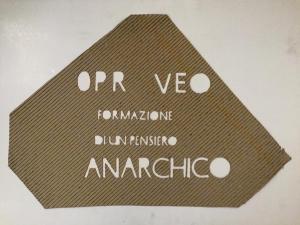 Prove, formazione di un pensiero anarchico , 1995 cm 80 x 55, cartone
