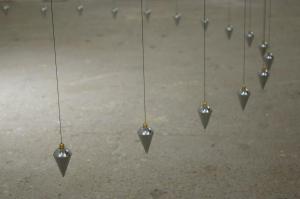 60 Lines describing a truncated cone, David Rickard, 2013, particolare