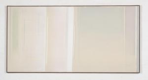 Il Bianco Divide, 2012. Tecnica mista su tela, cm 80 x 160