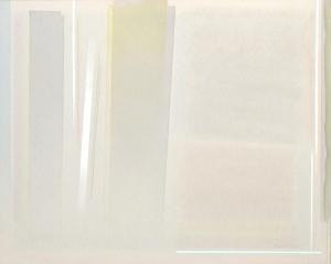 Il giallo si fonde nel grigio, 2013. cm 95 x 120