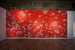 Collage su Parete, Nanni Balestrini, 2011