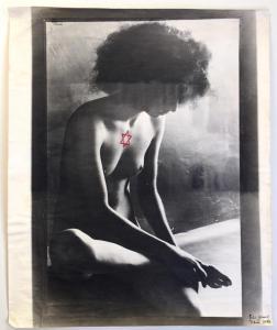 Ebrea, 1971. Emulsione su tela, cm 49 x 59,5