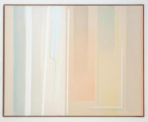 Due parti, 2014. Tecnica mista su tela, cm 95 x 120