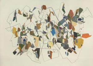 Giorgia Fincato, Senza titolo, 2019, pastello su carta, 99 x 141 cm