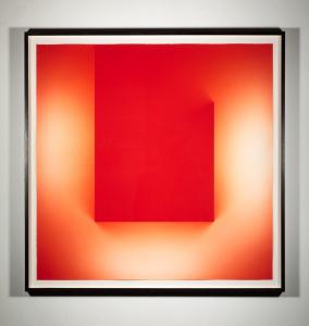 Brian Eno, Helica Cadmium Red (Tails), 2018