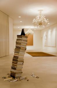 Attraverso Parole, Fabio Mauri, Federico De Leonardis, Aldo Runfola, installation view_© Enzo Gabriele Leanza
