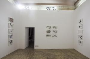 Bastacani, Nanni Balestrini, 2011, installation view