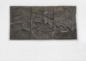 Senza acqua, 2015. Terra, fango, acqua, cm 134x279