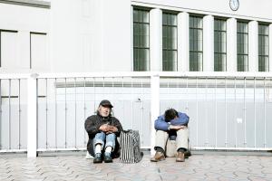 Francesco Jodice, The Sleepers, Tokyo, Hong Kong, #001, 2011