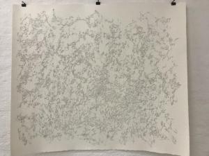 Giorgia Fincato, Senza titolo 2018 Inchiostro su carta 123 x 142 cm