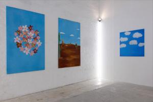 People at an Exhibition, 2016, telai