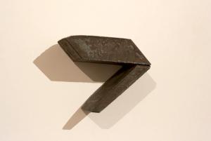 Steel wallpiece, Richard Nonas, 1989