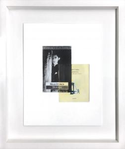 Conversation with Bram Stoker V, 2018, matita e libro su carta su tavola, 55 x 45 cm 