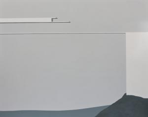 high altitude | acrilico e cera d’api su tela | 200×160 cm, 2011

