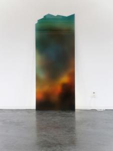 Stargates Fotografia digitale su plexiglass, luce led, 200 x 80 x 20 cm, 2016