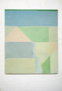 Saverio Rampin, Senza Titolo, 1975. Olio su tela. 200 x 164 cm