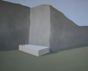 bathtub | tecnica mista su tela |150×125 cm | 2011
