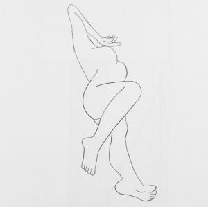 Mattew Attard, Sculpture, black iron wire