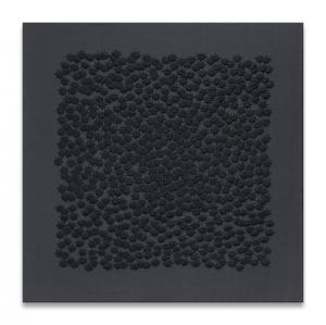 ricamo nero, 2010, 100x100cm