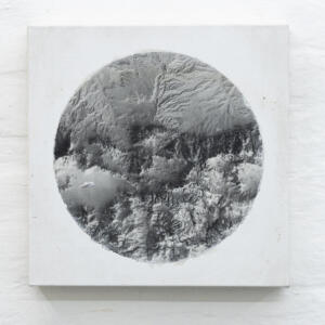 Mariateresa Sartori_Melancholia 3_ 30 x 30 cm_pigment, laser prints applied on canvas with the technic of the transferring image_2023