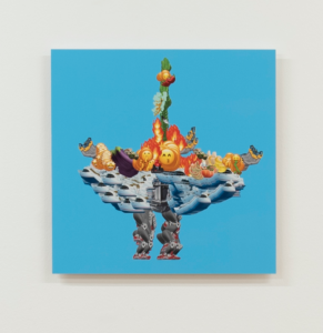 Matthew Attard,Ship of Fools (emoji),2023,stampa digitale su d-bond,50 x 50 cm.