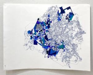 Giorgia Fincato, Untitled, 2021, ink and pencil on paper, 50 x 65 cm