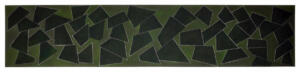David Tremlett, 46 Quadrilaterals Dancing, 2018, pastello su carta 35 x 151 cm