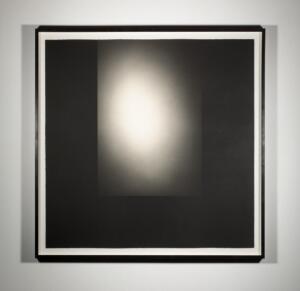 Brian Eno, Helica Cadmium Black (Heads), 2018 Etching on Velin Arches 400gsm, with deckled edges. Signed, dated and numbered, 81.4 x 81.4 x 4 cm, Ed. of 25