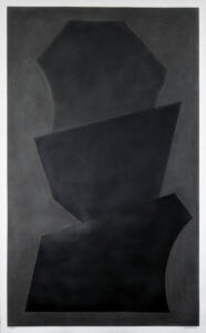 David Tremlett, Build #1, 2018, pastello e grafite su carta, 122 x 76 cm
