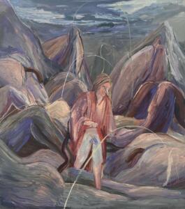 Nazim Ünal Yilmaz , Cruising , 2017 , oil on canvas , 160 x 140 cm