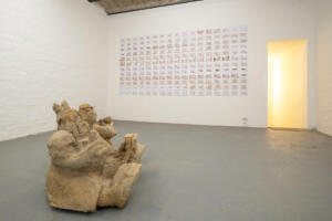 Giuseppe Abate, Here comes the rooster (installation view), 2022