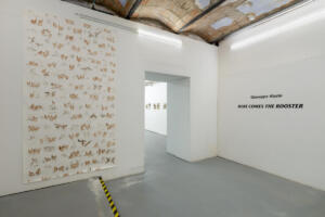 Giuseppe Abate, Here comes the rooster (installation view), 2022