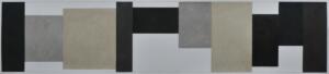 David-Tremlett, Drawing for a Long wall #8, 2013, pastello su carta, 45 x 203 cm