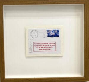 Hamish Fulton, Mc Kinley Stamp. Alaska. May/June 2004, handwritten text, pen on paper, 22 x 25 cm