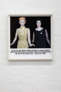 Francesco Jodice ,West, And you may find yourself behind the wheel of a large automobile and you may find yourself in a beautiful house, with a beautiful wife and you may ask yourself, well... how did I get here?, 2017, inkjet su carta cotone e dibond 65 x 65 cm, Ed. 1/8 + 1 A. P.