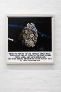 Francesco Jodice, West, From all over the world they came, from Mexico and Perù and Chile from Oregon and Hawaii and Australia and New Zealand and China from the american North and american South from Britain and France and Germany and Italy and Greece and Russia they came in companies and alone, 2014, inkjet su carta cotone e dibond 65 x 65 cm, Ed. 1/8 + 1 A. P.