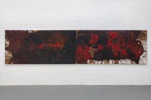 Claudio Costa | Hermann Nitsch, installation view 2021. Foto di Enrico Fiorese