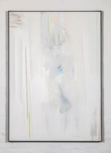 Riccardo Guarneri, Non è una Figura (Non è un Uomo), 2003, tecnica mista su tela, 100 x 140 cm