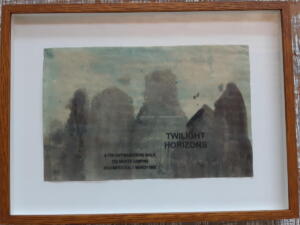 Hamish Fulton, Twilight Horizons, Dolomites, Italy 1993, painting on paper, 34 x 25,5 cm