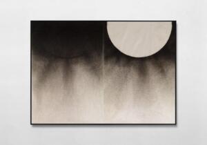Silvano Tessarollo, Merita ogni tempo, 2020, earth and mud on paper, 140L x 100 cm
