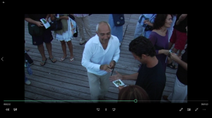 Baci (Contro il dominio) - frame dal video della performance